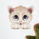 Cute Kitten Cartoon Character-Cat Kitten Puppy-Vector Wall Decal