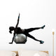 Woman Exercising Fitness Ball