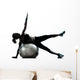 Woman Exercising Fitness Ball