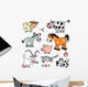 Barnyard Farm Animals Wall Decal Sticker Set