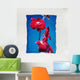 Red Flower With Border Wall Mural