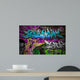 Graffiti wall urban art background Wall Mural