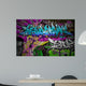 Graffiti wall urban art background Wall Mural