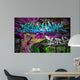 Graffiti wall urban art background Wall Mural