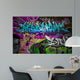 Graffiti wall urban art background Wall Mural