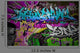 Graffiti wall urban art background Wall Mural