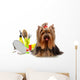 Beautifully Groomed Yorkshire Terrier Wall Decal