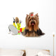 Beautifully Groomed Yorkshire Terrier Wall Decal