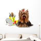 Beautifully Groomed Yorkshire Terrier Wall Decal