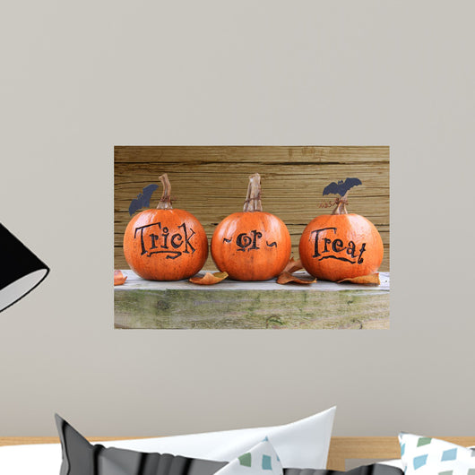 Trick or treat pumpkins Wall Mural