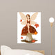 Autumn Fairy on the Mushroom Wall Decal