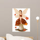 Autumn Fairy on the Mushroom Wall Decal