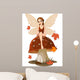 Autumn Fairy on the Mushroom Wall Decal