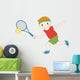 Vector Illustration Cartoon Boy Wall Mural