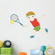 Vector Illustration Cartoon Boy Wall Mural