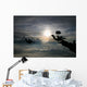 Silhouette Skydivers Wall Mural