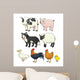 Cartoon Animal Farm Wall Decal