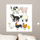 Cartoon Animal Farm Wall Decal