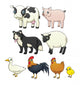 Cartoon Animal Farm Wall Decal