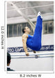 Gymnast on Parallel Bars Wall Mural