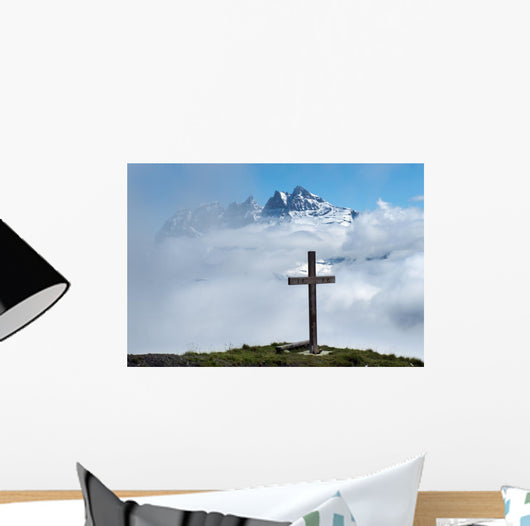 Wooden Cross Clouds