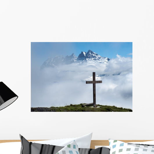 Wooden Cross Clouds