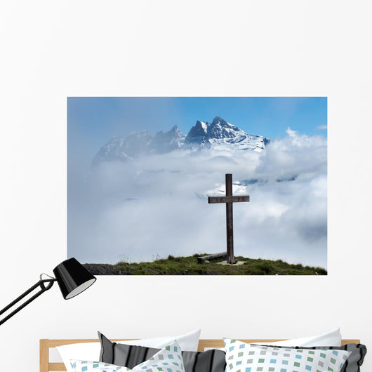 Wooden Cross Clouds