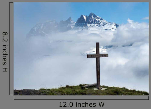 Wooden Cross Clouds
