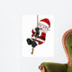 Hanging Santa Claus Wall Decal