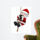 Hanging Santa Claus Wall Decal