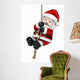 Hanging Santa Claus Wall Decal