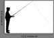 Silhouette Fisherman Holding Fishing