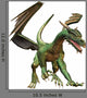 Green Fantasy Dragon