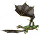 Flying Green Fantasy Dragon