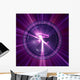 The Eye of Ra, button illuminated from behind. Wall Mural