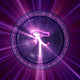 The Eye of Ra, button illuminated from behind. Wall Mural