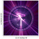The Eye of Ra, button illuminated from behind. Wall Mural