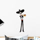 Day of the Dead Mariachi Trumpeter Skeleton Wall Decal