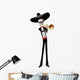 Day of the Dead Mariachi Trumpeter Skeleton Wall Decal