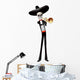Day of the Dead Mariachi Trumpeter Skeleton Wall Decal