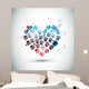 Abstract Bright Love Paws