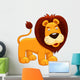 Illustration of Lion Vector Wall Decal