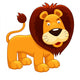 Illustration of Lion Vector Wall Decal