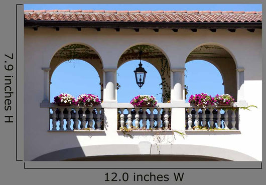 Three Arches with Flowerpots