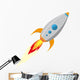 Rocket ship Wall Decal