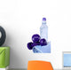 Set of weights with bottled water & towel - off to the gym Wall Decal