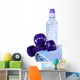 Set of weights with bottled water & towel - off to the gym Wall Decal