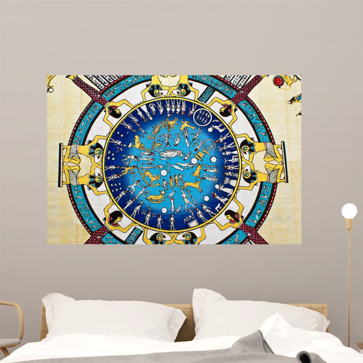 Ancient Egyptian Papyrus Wall Mural