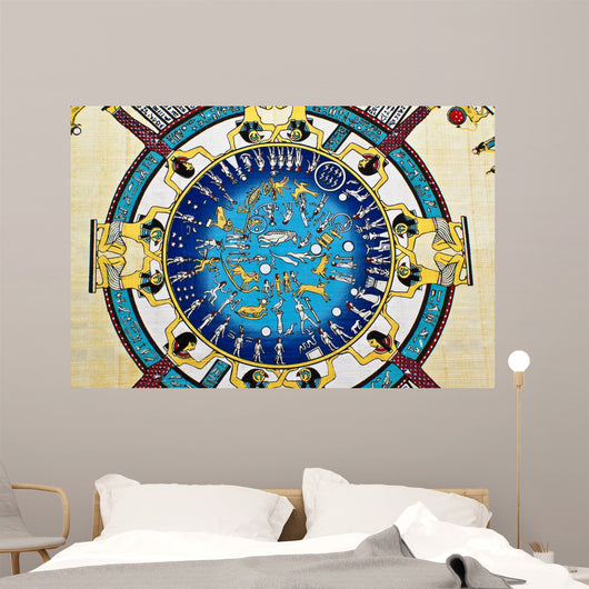 Ancient Egyptian Papyrus Wall Mural