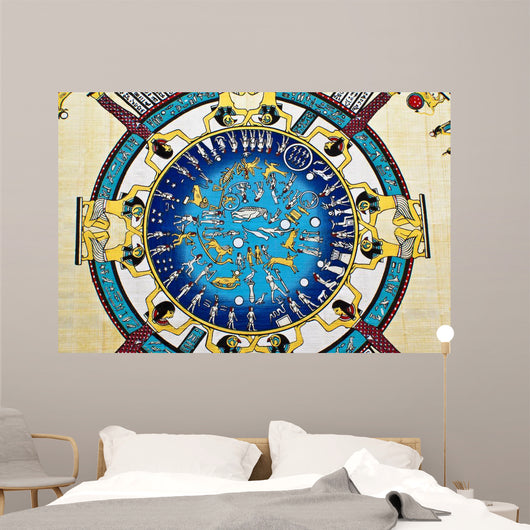 Ancient Egyptian Papyrus Wall Mural